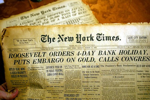 Roosevelt closes Banks